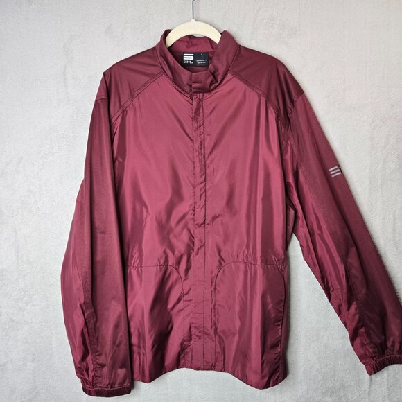 three Sixty Six rain Jacket Full Zip Windbreaker Pockets Outdoor - Picture 1 of 7